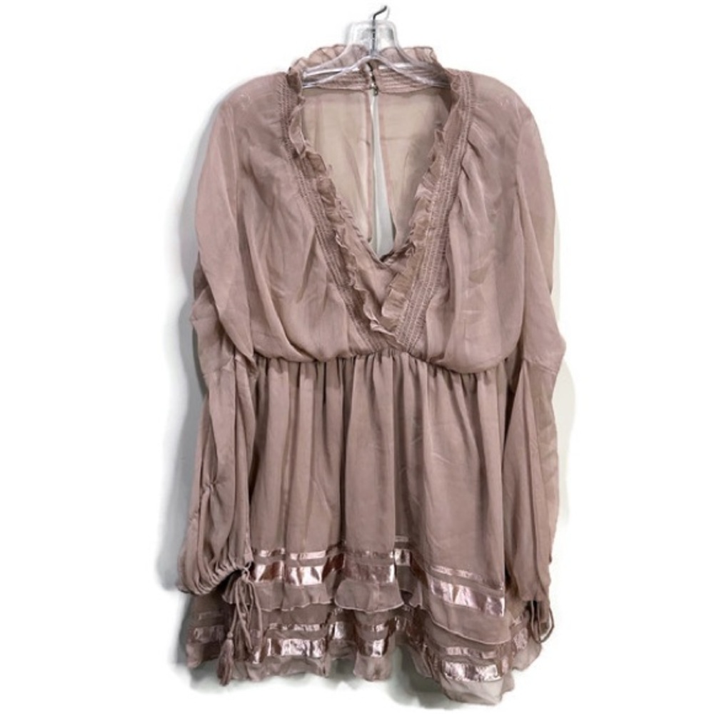 ASOS Whimsy Fairy Miss Selfridge Ruffle Ribbon Dress - Picture 2 of 7